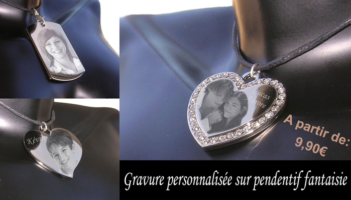 PENDENTIF fantaisie personnalisé